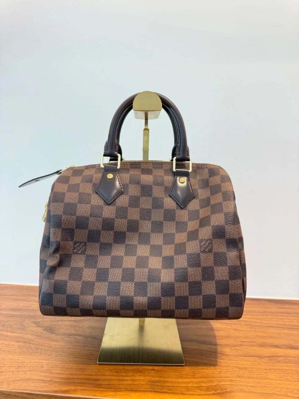 Louis Vuitton Speedy 25 in Damier Ebene Full Set Pre-Owned